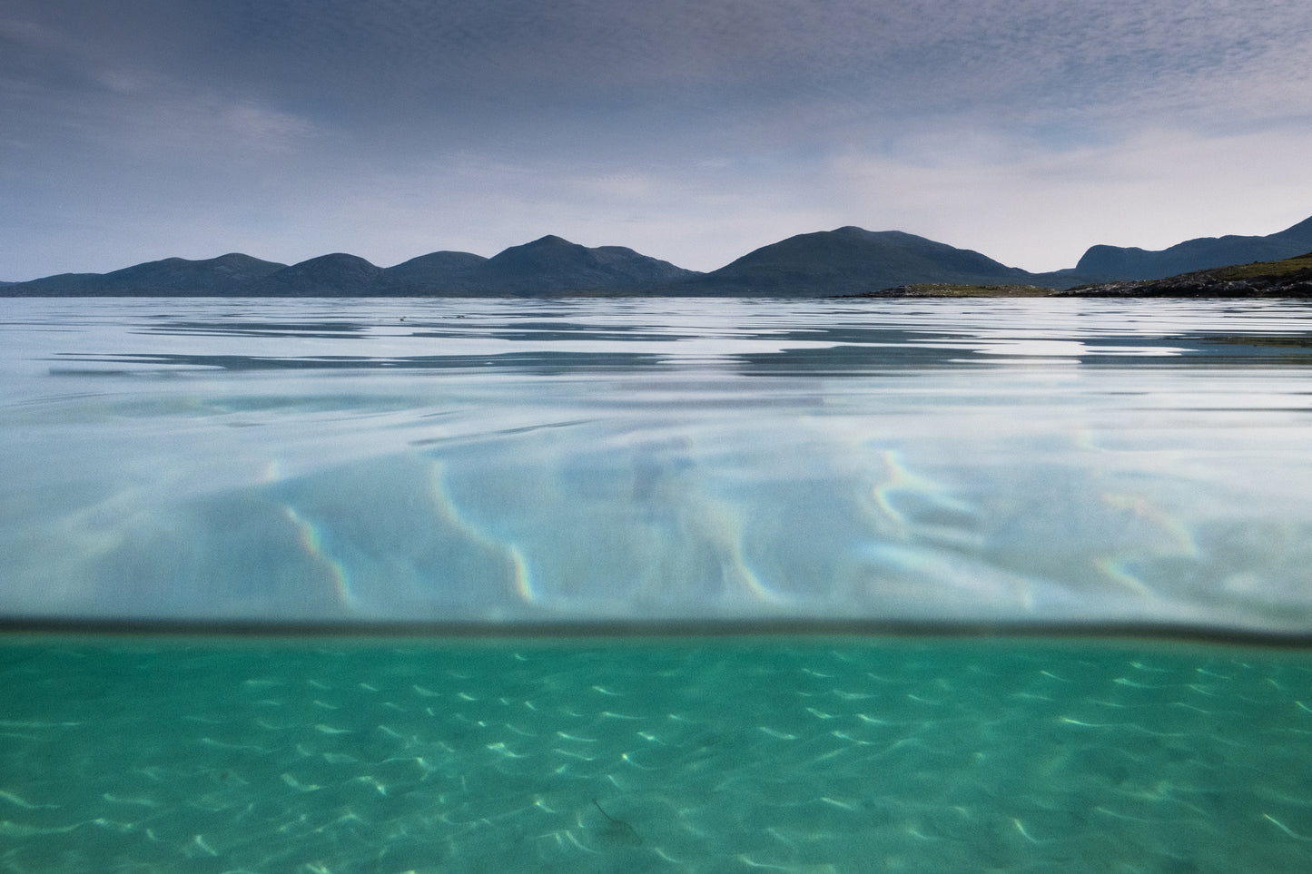 Luskentyre above & below , Isle of Harris I- Photographic print