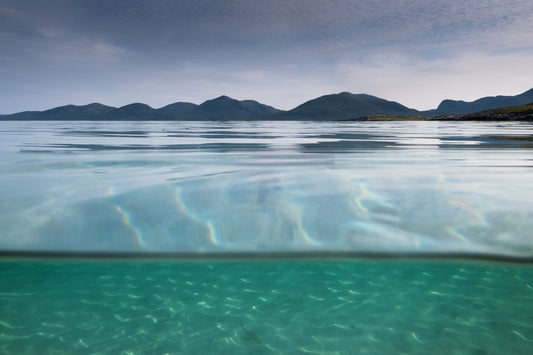 Luskentyre above & below , Isle of Harris I-  Photographic print