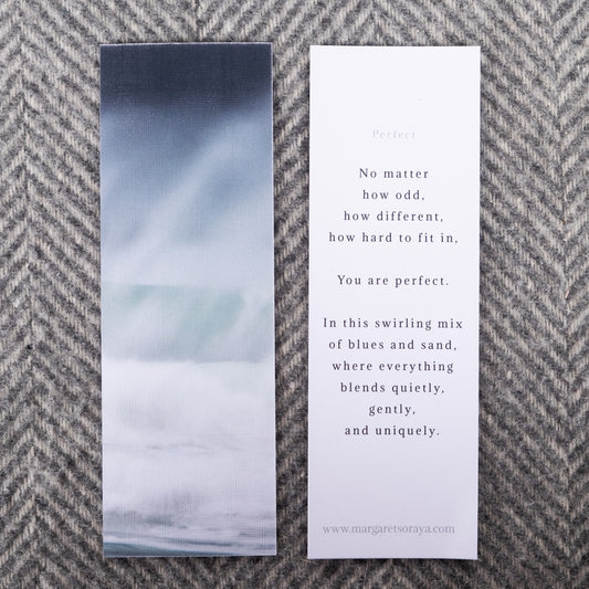 Perfect  Bookmark - poem and photograph