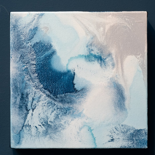 Original Canvas painting - Shaped by The Sea