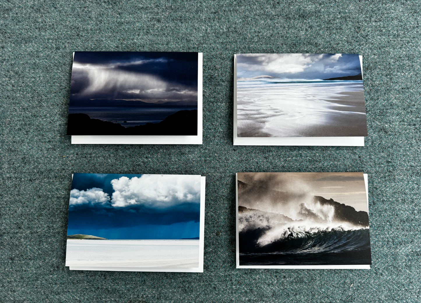 Set of 4 greeting cards - Winter Light