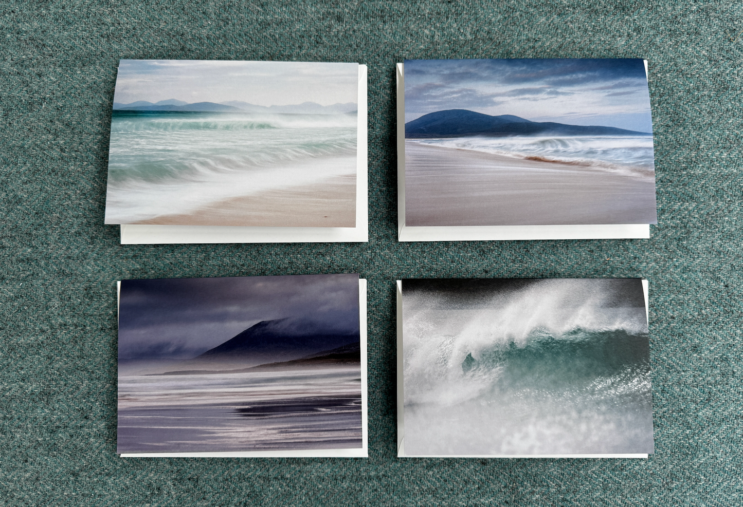 Set of 4 greeting cards - Harris Shores