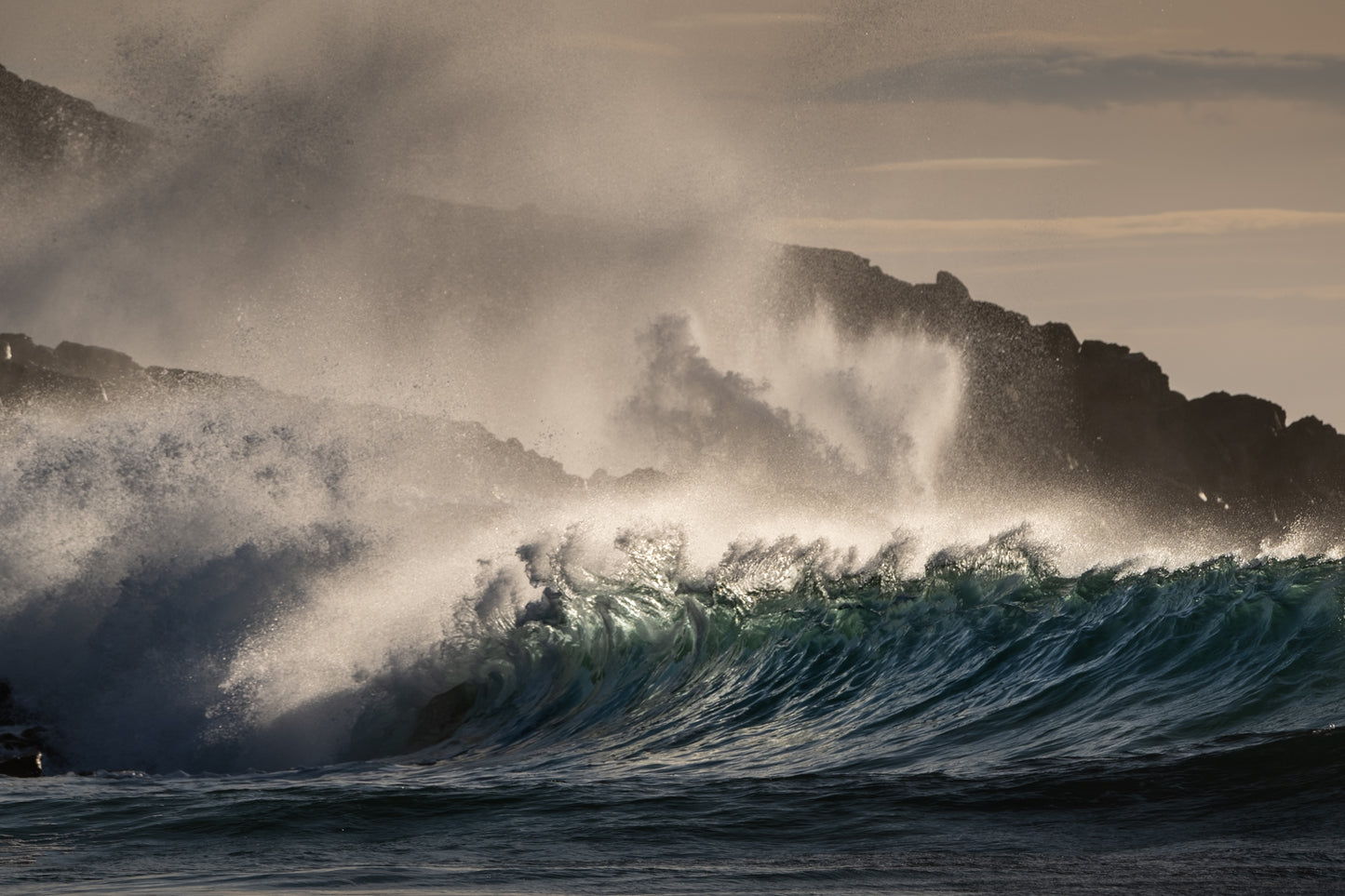 Northton waves, Isle of Harris  - Photographic Print